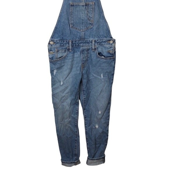 Levi's Medium Wash Denim Heritage Overalls Size XS - Picture 8 of 10